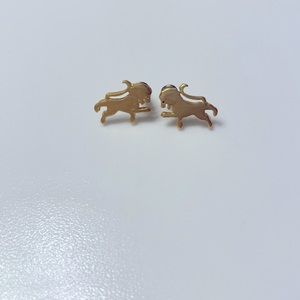Gryffindor Lion Earings